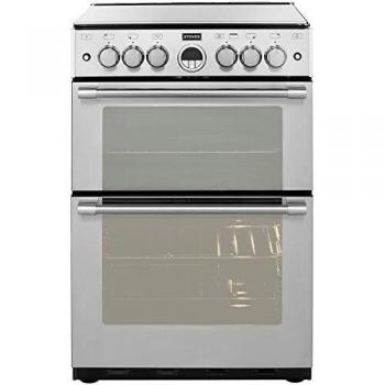Sterling 600G Stainless Steel Gas Cooker with Double Oven, A Rated