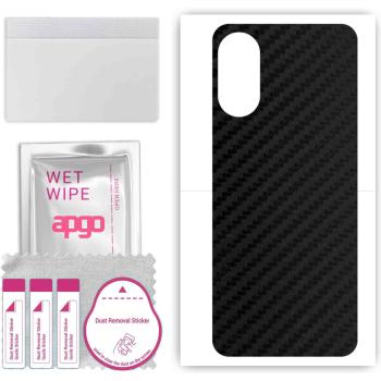 Motorola Moto E22i Protective Back Sticker – Carbon Black Wrap