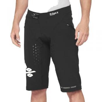 Shorts de vélo 100% R-Core X Noir Blanc taille 34