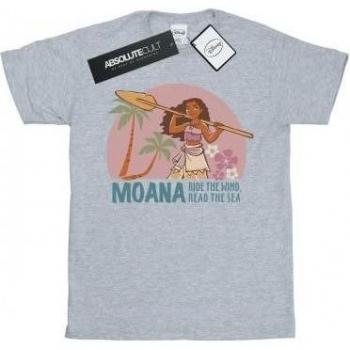 T-shirt Boyfriend in Cotone Moana Leggi il Mare per Donna