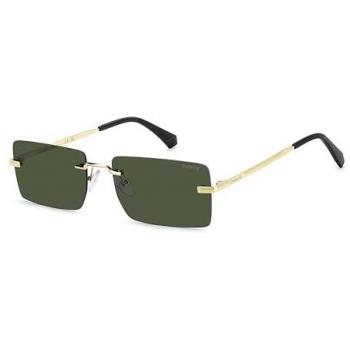 Polaroid PLD 6245/S Gold Green Polarized Sunglasses – Men, 58mm