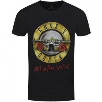 Maglietta nera Guns N Roses unisex Not in this Lifetime