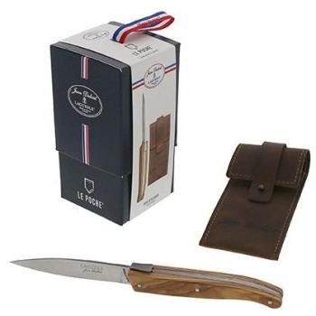 Laguiole Taschenmesser von Jean Dubost in Lederhülle