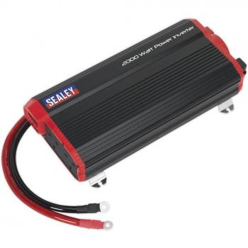 Sealey 2KW Modified Sine Wave Power Inverter 12VDC-230V 50Hz