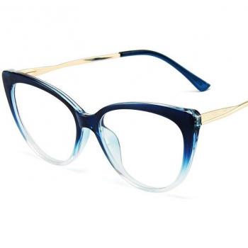 Lentes Retro Cat Eye YOOSKE Sol Mujer TR90 Metal Resorte