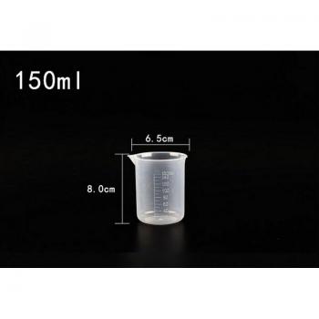 Tasse à mesurer graduée en plastique transparent 25ml