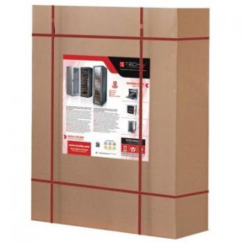 Armadio rack professionale 19 a muro 6 unità prof. 450 mm flat pack nero