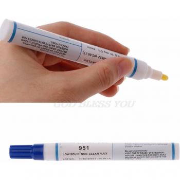 951 10ml Low-Solids Non-Clean Soldering Rosin Flux Pen for DIY Solar Cell Panels