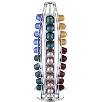 EXZACT Porta Capsule Girevole per Capsule Nespresso Classic