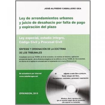 Ley De Arrendamientos Urbanos Y Juicio (Cd-Rom) De Desahucio Por Falta De Pago - JOSE ALFREDO CABALLERO-GEA