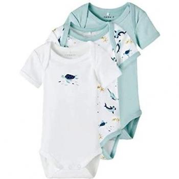 NBMBODY Baby Körper 3‑Pack, weiß, 74 cm