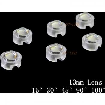 Luz IR 13 mm 50 unidades, ángulos 15‑100°, Mini LED Convex 1‑5 W