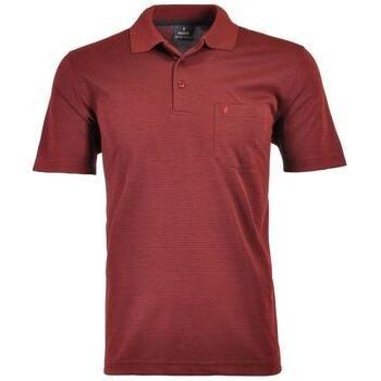 Ragman Poloshirt Kurzarm, roter Farbton, M