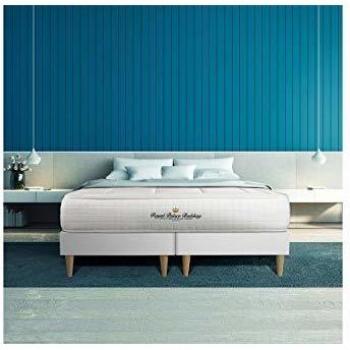 Letto con Materasso Balmoral Memory - Altezza: 24cm - Colore: bianco - Dimensione 160x200 cm