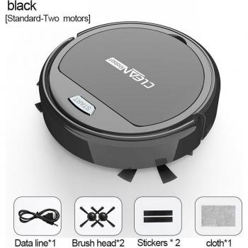 CHUJIN‑SmartSweep 3×1 Aspirateur Robot ÉcoUSB