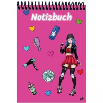 Enora Manga A5 Heft & Block – Pink Blank