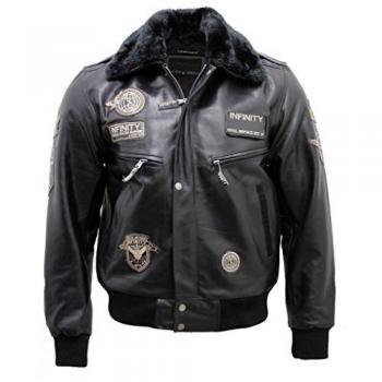 US Air Force Leder-Bomberjacke für Herren