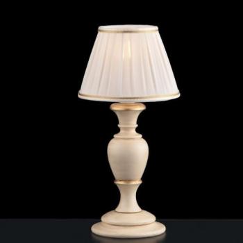 Lumetto Shabby Chic Fiorenza Lámpara Marfil Oro 1 Luz