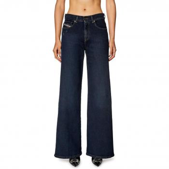 Jeans Diesel Mujer Rectos de Pierna Ancha 1978 D-AKEMI Azul