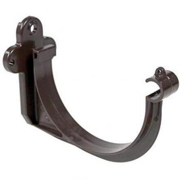 Crochet de gouttière 25 mm – Bandeau PVC marron