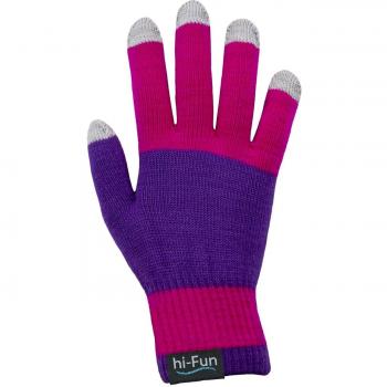 Hi‑Fun Glove Bluetooth Smartphone Rosa