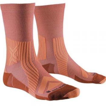 X‑Socks Calzini Bike Expert Merino Crew Sunset Orange