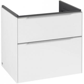 Lavabo Villeroy & Boch 2 Cajones Subway 3.0 Blanco y Aluminio