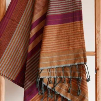 Karawan Fouta aus Bio-Baumwolle 200 × 100 cm