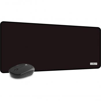 MOUSE INALÁMBRICO SUBBLIM HARMONY Y ALFOMBRILLA XL NEGRA