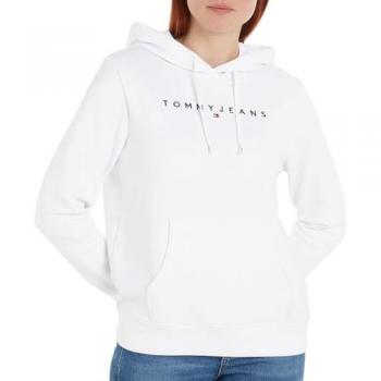Sudadera Linear Tommy Jeans Mujer Blanco