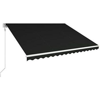 Automatische Balkonmarkise 400×300 cm Anthrazit