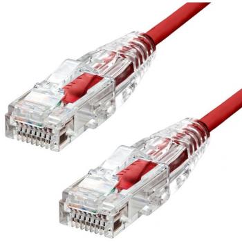 ProXtend Ultra Slim Red CAT6 U/UTP Ethernet Cable (20cm, LSZH)