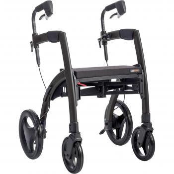 Saljol Rollatorrollstuhl Rollz Motion 2.1 Klein (Farbe: Matt Black)