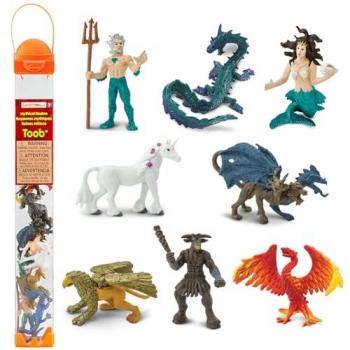 Figurines de Dieux - SAFARI - Tube de 8 - Jouet en plastique pour enfants de 3 ans et plus