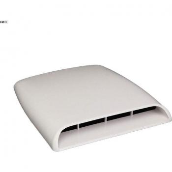 Universal Car Bonnet Hood Scoop Air Flow Intake Vent Cover 27x25cm - Black