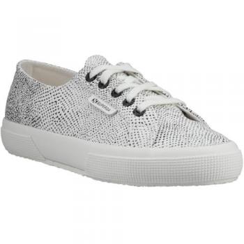 Superga 2730 Sneakers da donna in ecopelle nera con motivo serpente