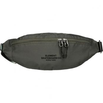 Borsa a tracolla sportiva da uomo Element Jock in verde e grigio