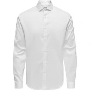 Camisa de Hombre Slim Fit Only & Sons ONSJORDAN de Manga Larga