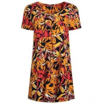 Light Beige Printed Tunic for Women