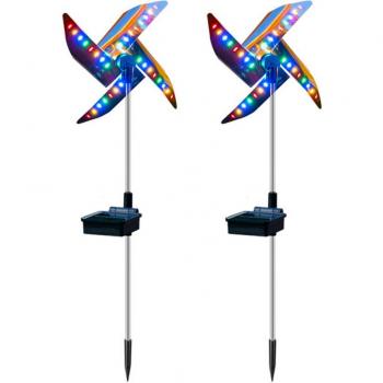 Solar Windmill LED Path Light