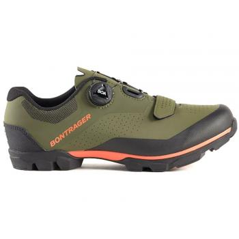 Bontrager Foray Chaussures de VTT Homme Kaki/Orange Radioactif
