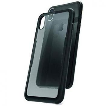 IPhone Xs Max – Protection en verre noir Muvit