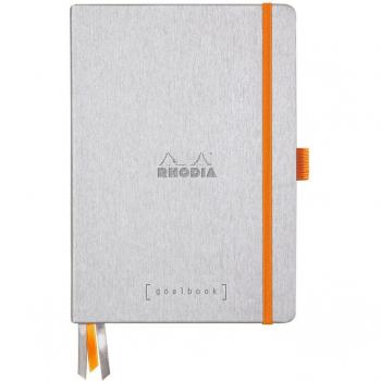 Rhodia 118771C Cuaderno Goalbook Rígido A5 con Puntos y Acero