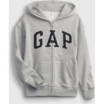 Sudadera con capucha para niño Gap gris