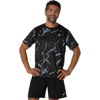 ASICS Menneske Road Fullprint SS Toppytelse Sort