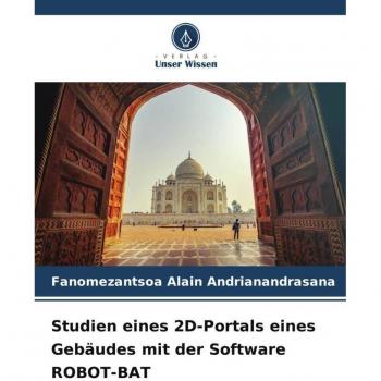 Studien eines 2D-Portals eines Gebäudes mit der Software ROBOT-BAT