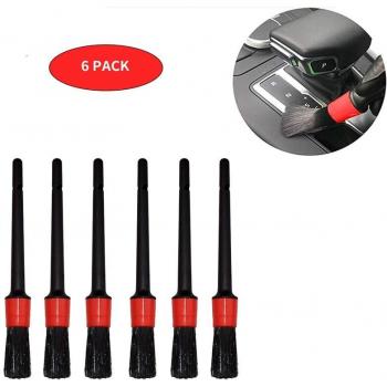6 Piece Car Detailing Brush Set - Interior and Exterior