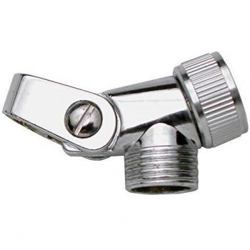 Chape de fixation murale articulée en chrome