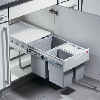 Pattumiera Hailo Per Cucina Grigia