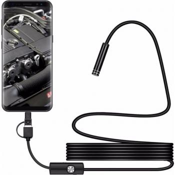 Waterdichte USB Borescope Camera 5.5MM 7MM Lens